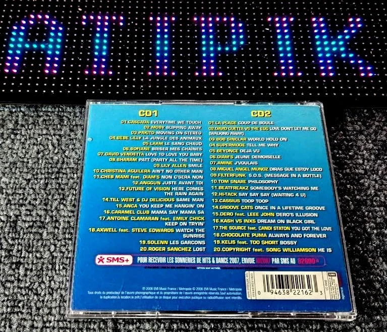 ★ Cd Hits Dance 2007 - Double Album 40 Titres Emi  – photo 2